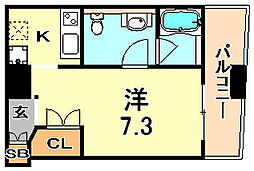 PH4 1Kの間取図画像