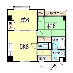 八幡西島田ハイツ 2階