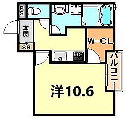 グランバリエ六甲 2階/202