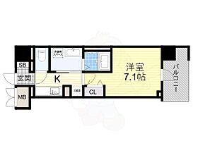 大阪府大阪市中央区北久宝寺町４丁目（賃貸マンション1K・4階・26.96㎡） その2