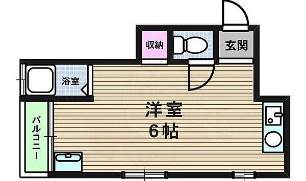 Libra谷町 ｜大阪府大阪市中央区谷町４丁目(賃貸マンション1R・4階・15.50㎡)の写真 その2