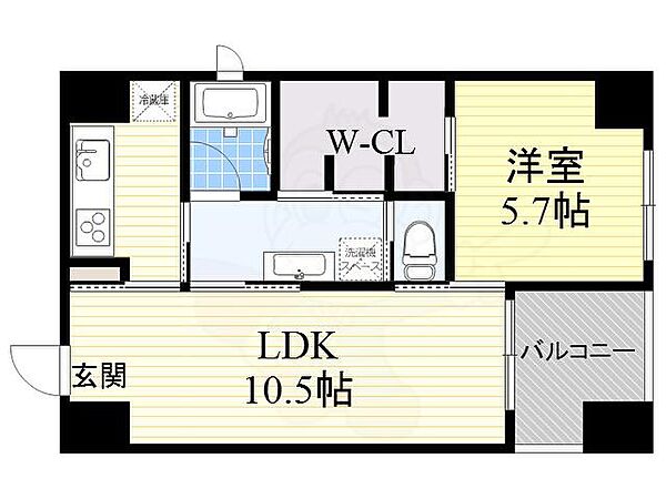 ルクレ堺筋本町レジデンス ｜大阪府大阪市中央区久太郎町１丁目(賃貸マンション1LDK・12階・45.16㎡)の写真 その2