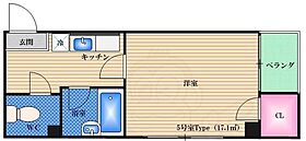 ポシビリティー高津  ｜ 大阪府大阪市中央区高津３丁目1番19号（賃貸マンション1K・4階・17.10㎡） その2