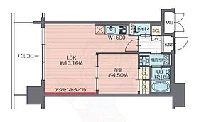 大阪府大阪市東成区中道３丁目（賃貸マンション1LDK・8階・39.71㎡） その2