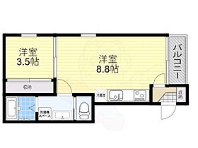 ハーモニーテラス小路4  ｜ 大阪府大阪市生野区小路１丁目（賃貸アパート1LDK・2階・30.35㎡） その2