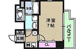 クレイドル四天王寺  ｜ 大阪府大阪市天王寺区勝山２丁目21番21号（賃貸マンション1K・11階・25.22㎡） その2