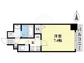 ミラージュパレス上本町  ｜ 大阪府大阪市中央区上汐２丁目1番7号（賃貸マンション1K・9階・25.06㎡） その2