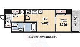 La　CASA天王寺  ｜ 大阪府大阪市天王寺区南河堀町（賃貸マンション1DK・4階・24.96㎡） その2