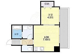 ARTRESIDENCEUEMACHI 1DKの間取図画像