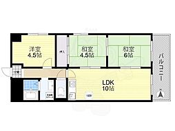 メゾンジュール・イマ 3LDKの間取図画像