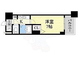 PHOENIX日本橋高津 1Kの間取図画像