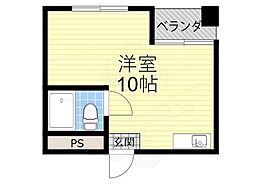 ラパンジール長堀 ワンルームの間取図画像