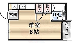 プチライフニシノ 203 ｜ 兵庫県川西市小花１丁目12番3号（賃貸アパート1R・2階・17.00㎡） その2