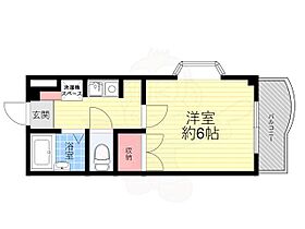 クラージュSB 303 ｜ 兵庫県川西市栄町21番24号（賃貸マンション1K・3階・20.20㎡） その2