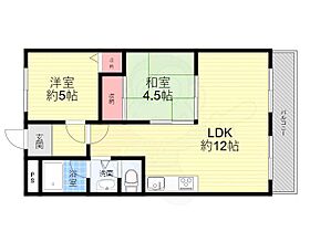 ハイツ多田 201 ｜ 兵庫県川西市新田１丁目3番13号（賃貸マンション2LDK・2階・50.76㎡） その2