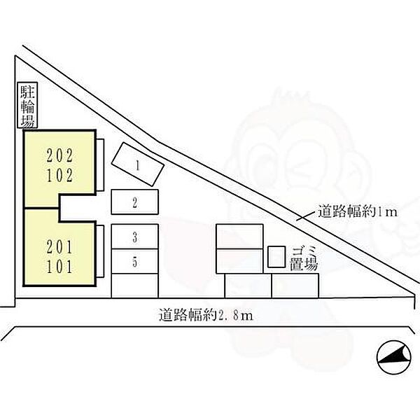 サニーコート ｜兵庫県川西市加茂３丁目(賃貸アパート2LDK・2階・55.47㎡)の写真 その19