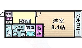 パルテール 201 ｜ 兵庫県宝塚市中筋８丁目5番15号（賃貸アパート1K・2階・26.08㎡） その2