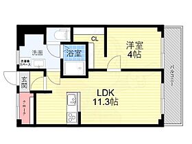 メゾン加茂 306 ｜ 兵庫県川西市下加茂１丁目29番1号（賃貸マンション1LDK・3階・39.60㎡） その2