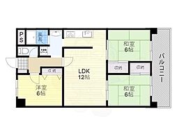 間取図画像 3LDK