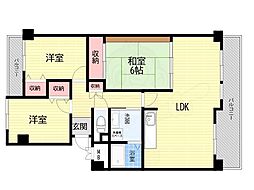 カーサドゥテソロ 3LDKの間取図画像