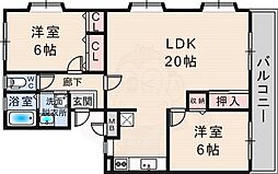アンシャンテ川西 4階