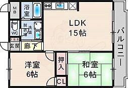 エスペランサ宝塚 3階/301