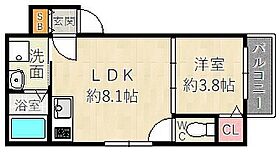 エルピスハイツI  ｜ 兵庫県尼崎市杭瀬南新町２丁目（賃貸アパート1LDK・2階・27.63㎡） その2