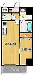 maison PREMIER6 1LDKの間取図画像