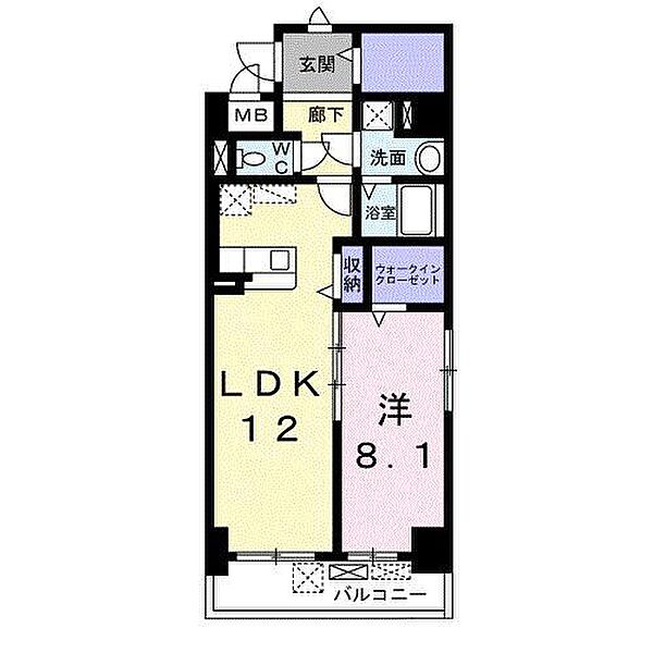 Grand Hills 201｜佐賀県佐賀市大財4丁目(賃貸マンション1LDK・2階・55.83㎡)の写真 その2