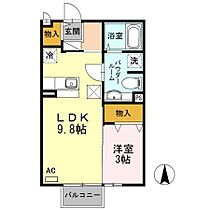 ジェネスONE神園　B棟 102 ｜ 佐賀県佐賀市神園3丁目（賃貸アパート1LDK・1階・33.39㎡） その2