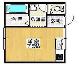 ハッピーコーポ 203 ｜ 佐賀県佐賀市城内1丁目（賃貸アパート1R・2階・20.70㎡） その2