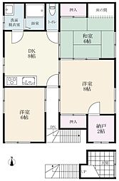 池田貸家 3DKの間取り