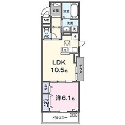 間取図画像 1LDK