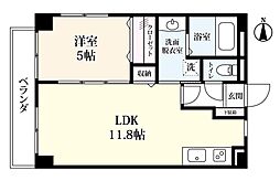 シンフォニィ駅前中央 1LDKの間取図画像