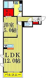 間取図画像 1LDK