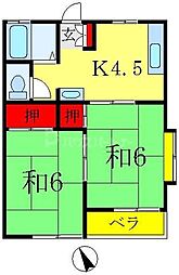間取図画像 2K