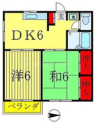 間取図画像 2DK