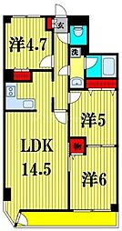 センチュリー馬橋 3LDKの間取図画像