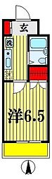 リーブル北小金 1Kの間取図画像
