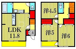 ロズレ 3LDKの間取図画像