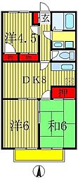 シャンテ・K 3DKの間取図画像