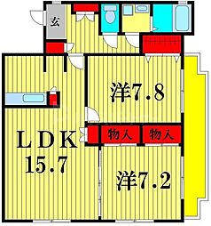 セレーノＭ 2階/-