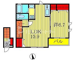 間取図画像 1LDK