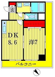 間取図画像 1DK