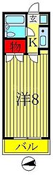 シバハウス 1Kの間取図画像