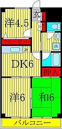 柏央ビル 3DKの間取図画像