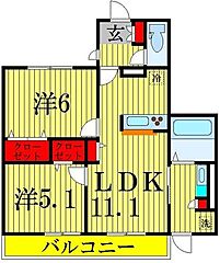 物件の間取り