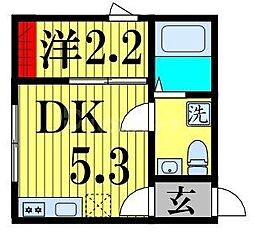 間取図画像 1DK