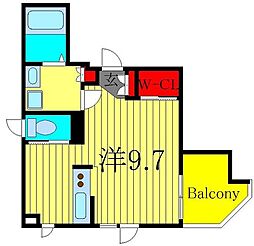 間取図画像 ワンルーム