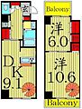 Cantabile6階17.2万円